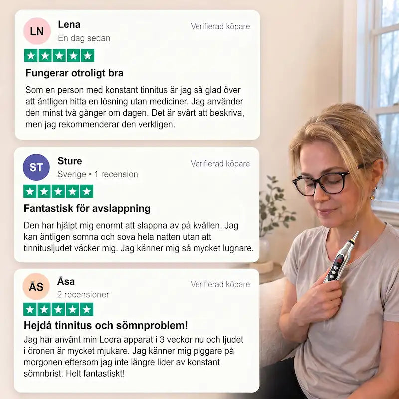 Loera™ Tinnitusapparaten som ger dig tystnad